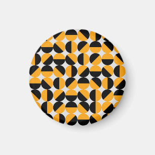 Seventies style, geometric half circles. magnet