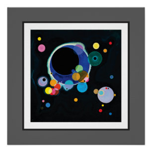 Several Circles by Wassily Kandinsky Poster