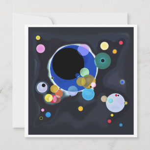 Several Circles, Vassily Kandinsky in digital Holiday Card