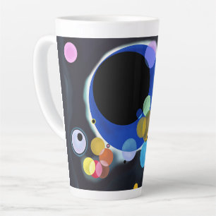 Several Circles, Vassily Kandinsky in digital Latte Mug