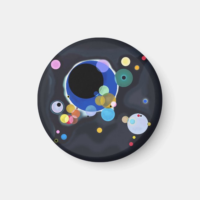 Several Circles, Vassily Kandinsky in digital Magnet (Front)