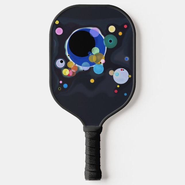 Several Circles, Vassily Kandinsky in digital Pickleball Paddle (Front)