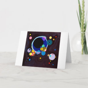 Several Circles, Wassily Kandinsky Card