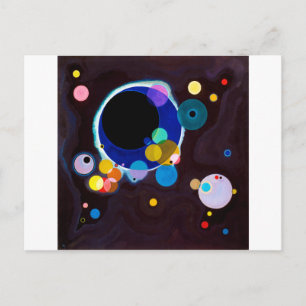 Several Circles, Wassily Kandinsky Postcard