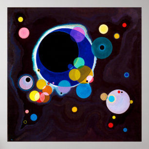 Several Circles, Wassily Kandinsky Poster