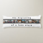 Several Photos Collage Inspirational Family Body Pillow<br><div class="desc">The beginning of a love story. Select several (24) beautiful photos of the family to create this movie inspiring long pillow.</div>