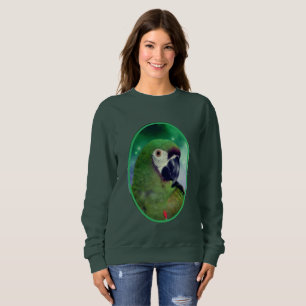 Severe Macaw Parrot Close Up Sweatshirt