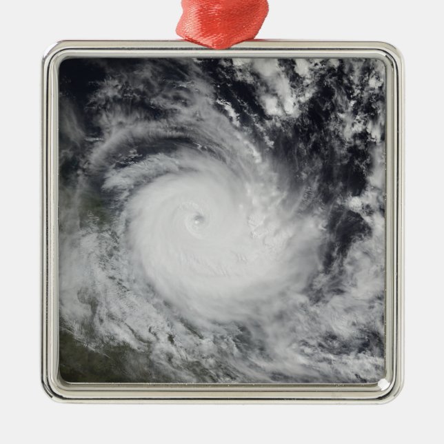 Severe Tropical Cyclone Hamish Metal Ornament (Front)