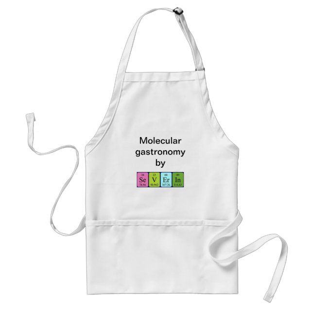 Severin periodic table name apron (Front)