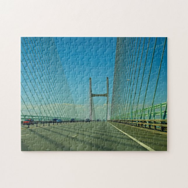 Severn Bridge Wales Jigsaw Puzzle (Horizontal)