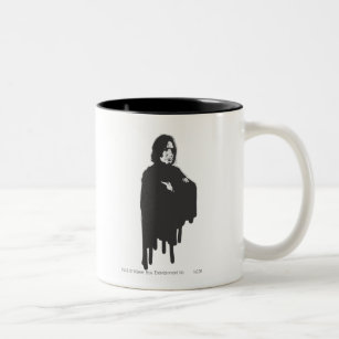 Severus Snape Arms Crossed B-W Two-Tone Coffee Mug