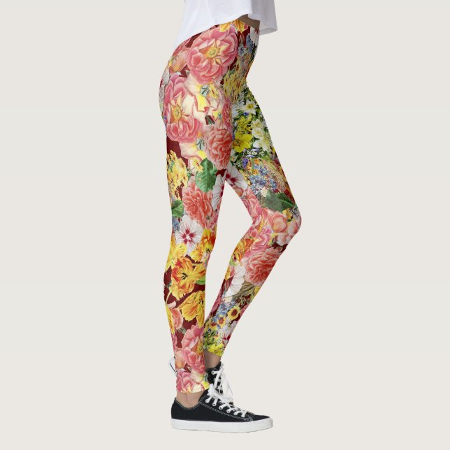 Sevilla Floral Leggings (Right)