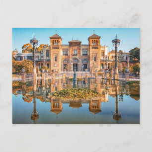Seville architecture postcard