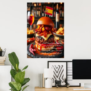 Seville Sizzle: Chorizo Sensation 24x36 Poster