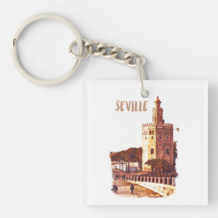 Seville Spain Andalucia Travel Keychain