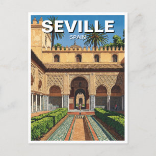 Seville Spain Real Alcazar Postcard