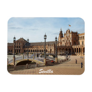 Seville Spain square Magnet