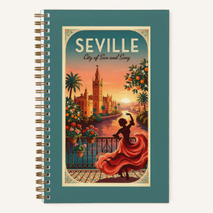 Seville Sunset Flamenco Notebook
