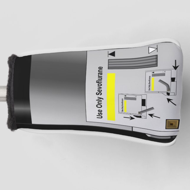 Sevoflurane Vaporizer Golf Head Cover (Front)
