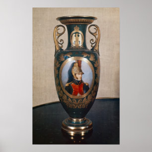Sevres vase depicting Louis Bonaparte Poster