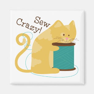 Sew Crazy Magnet