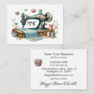 Sew, Crochet, Quilt Business Card