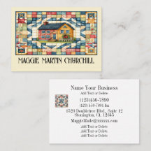 Sew, Crochet, Quilt Business Card