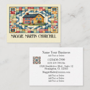 Sew, Crochet, Quilt Business Card