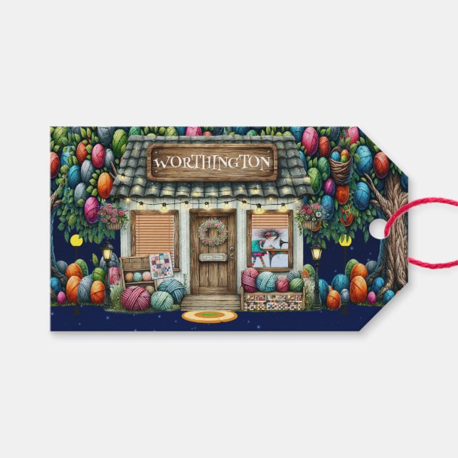 Sew Cute SEWING  Gift Tags (Front (Horizontal))