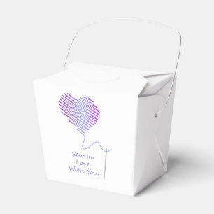 Sew in Love with You Favor Box