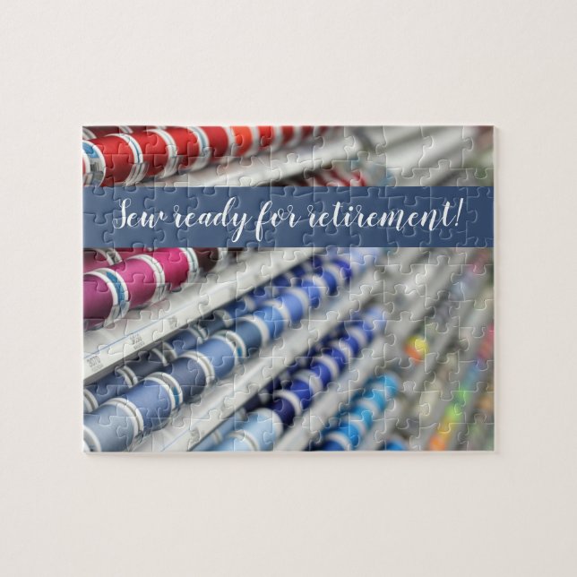 Sew Ready for Retirement Puzzle (Horizontal)