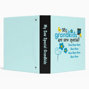 Sew Special Grandkids Personalized Brag Book 1.5" Binder