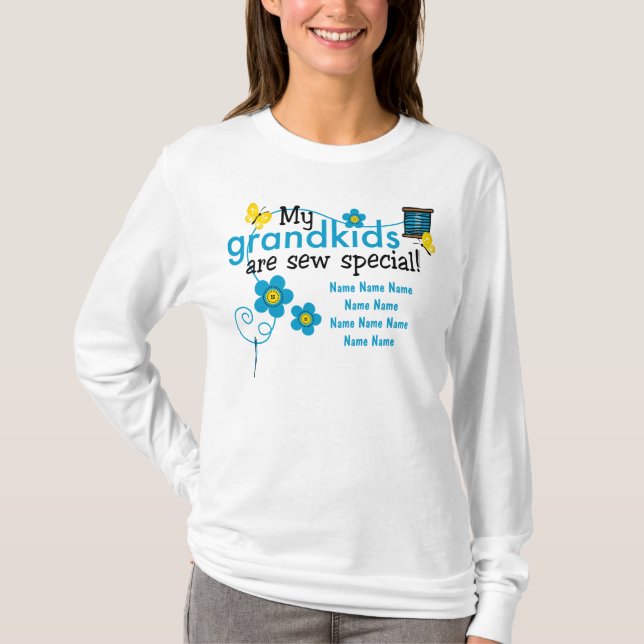 Sew Special Grandkids Personalized T-Shirt (Front)