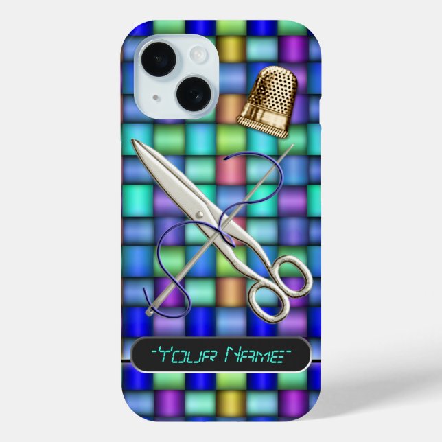 Sew What? - Personalized Case-Mate iPhone Case (Back)