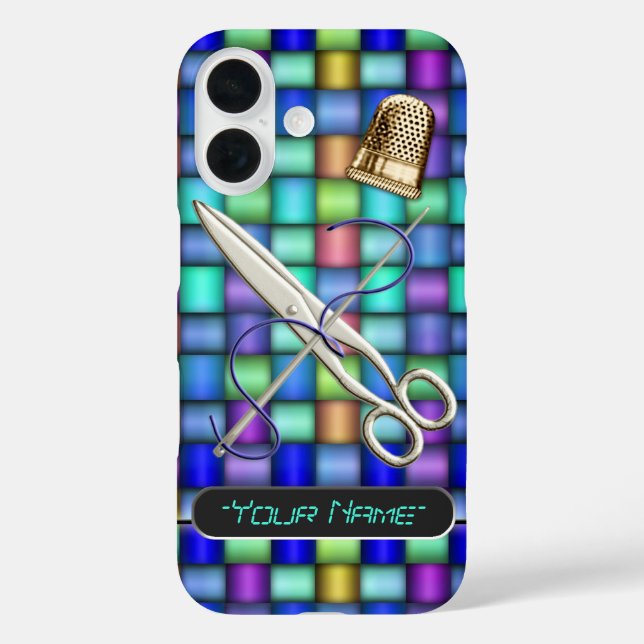Sew What?  (Personalized) Case-Mate iPhone Case (Back)