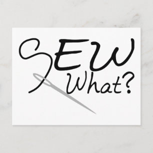 Sew What Postcard