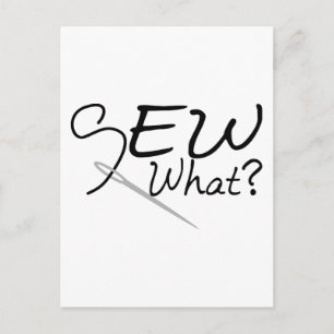 Sew What Postcard