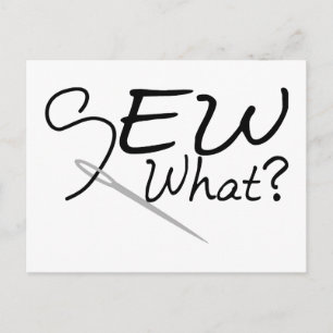 Sew What Postcard