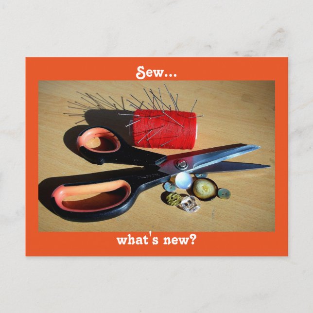 Sew...What's New Postcard (Front)