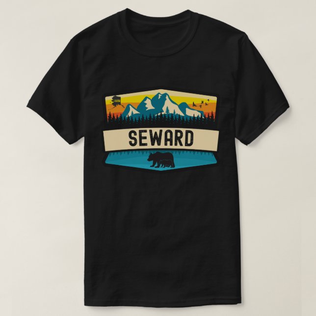Seward, Alaska T-Shirt (Design Front)
