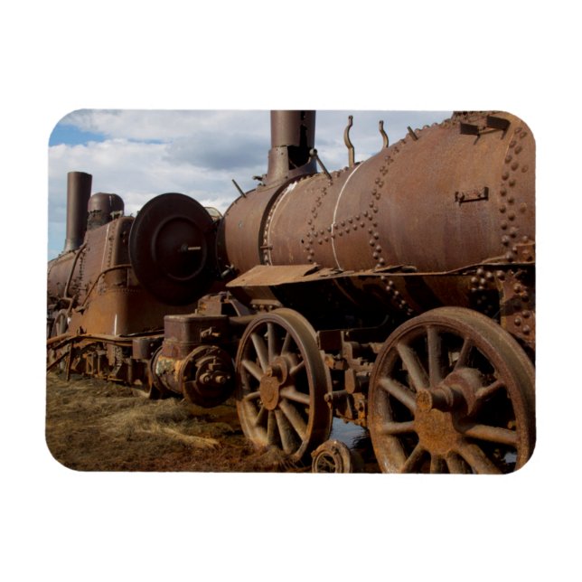 Seward Peninsula, Alaska, Train to Nowhere Magnet (Horizontal)
