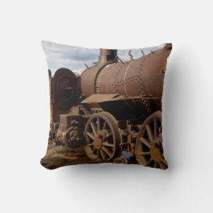Seward Peninsula, Alaska, Train to Nowhere Throw Pillow
