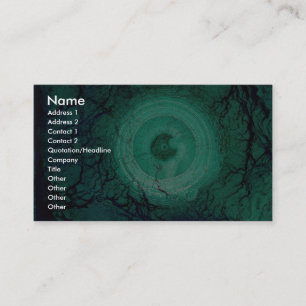 Sewer art spinning lights business card