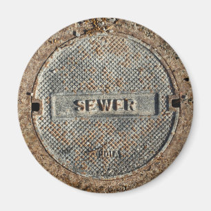 Sewer Manhole Cover Magnet