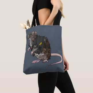 Sewer Punk Rat Tote Bag