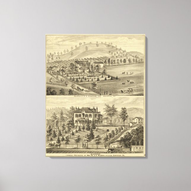 Sewickley Pennsylvania Canvas Print (Front)