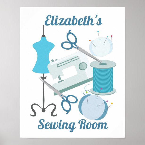 Sewing Room Posters, Prints & Poster Printing Zazzle CA