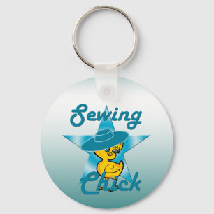 Sewing Chick #7 Keychain