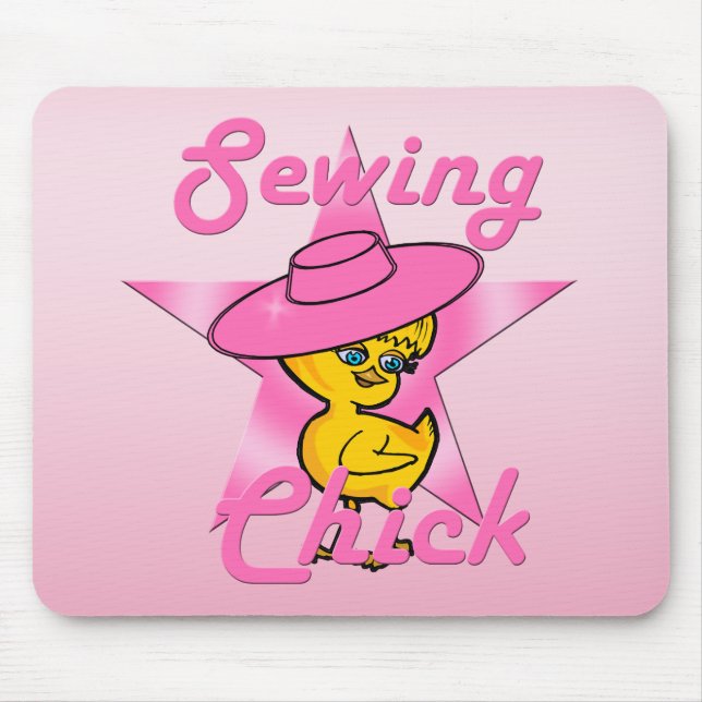 Sewing Chick #8 Mouse Pad (Front)