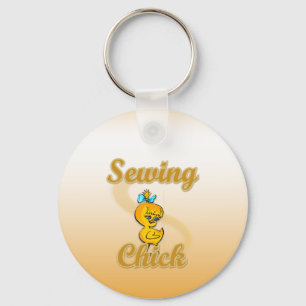 Sewing Chick Keychain
